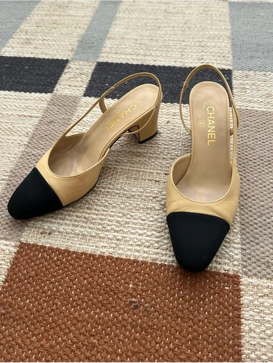 Chanel Slingback Heels - Picture 1 of 7